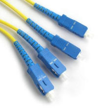 Multi modo SC UPC DX Fibra Óptica Patch Cord, com UPC SC Fiber Cable